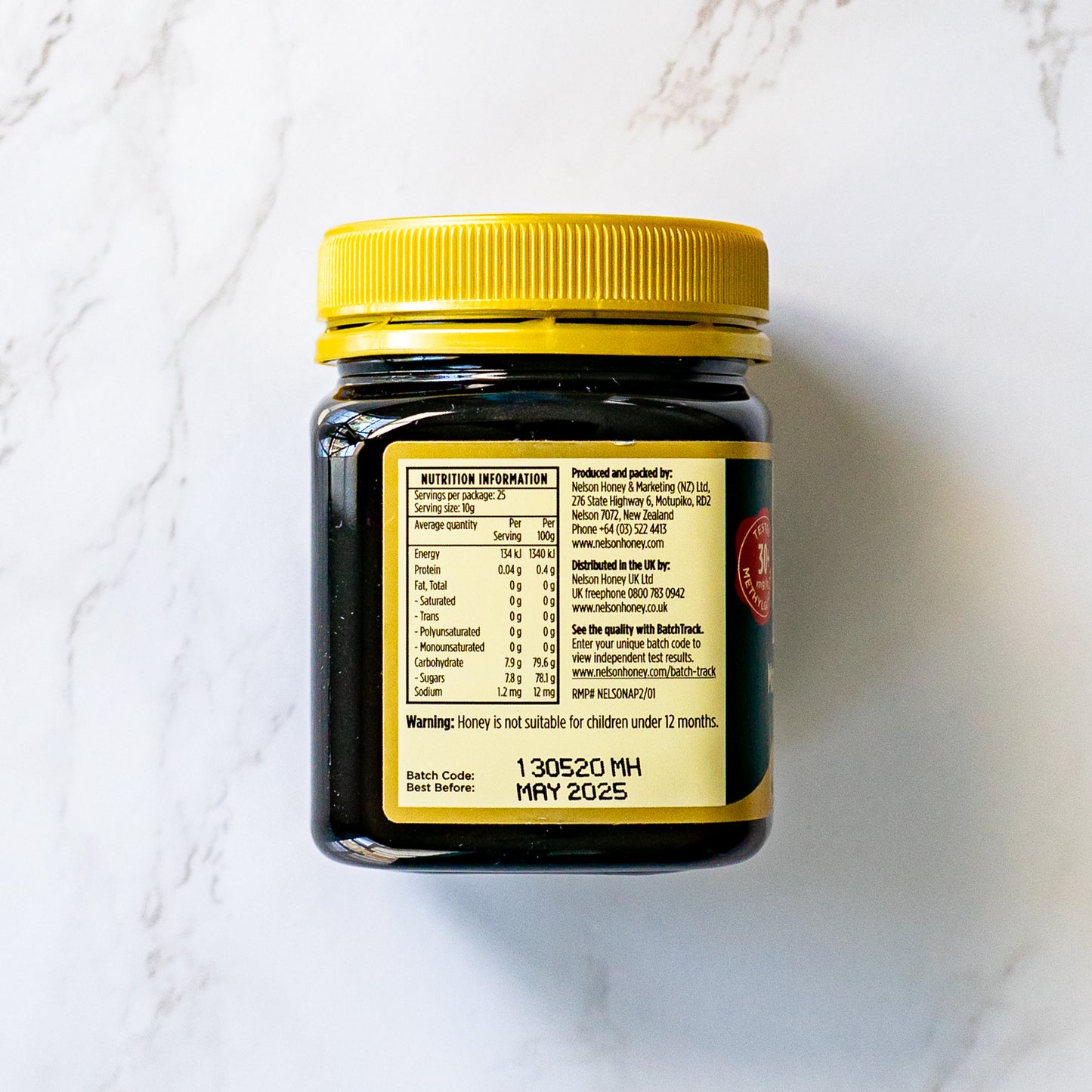 Nelson Manuka Honey 30+ MGO